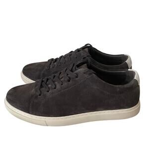 Allen Edmonds Canal Court Mens Size 10D Gray Suede Leather Sneakers